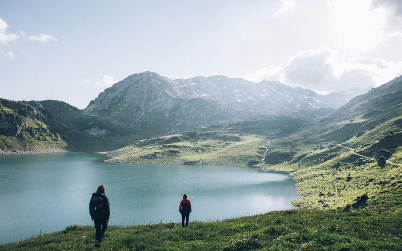 Prachtige wandeling aan het water