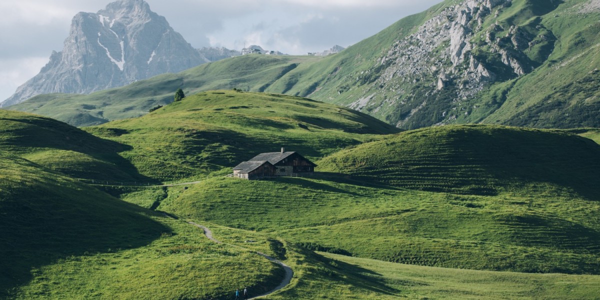 Prachtige uitzichten van de zomer in Lech